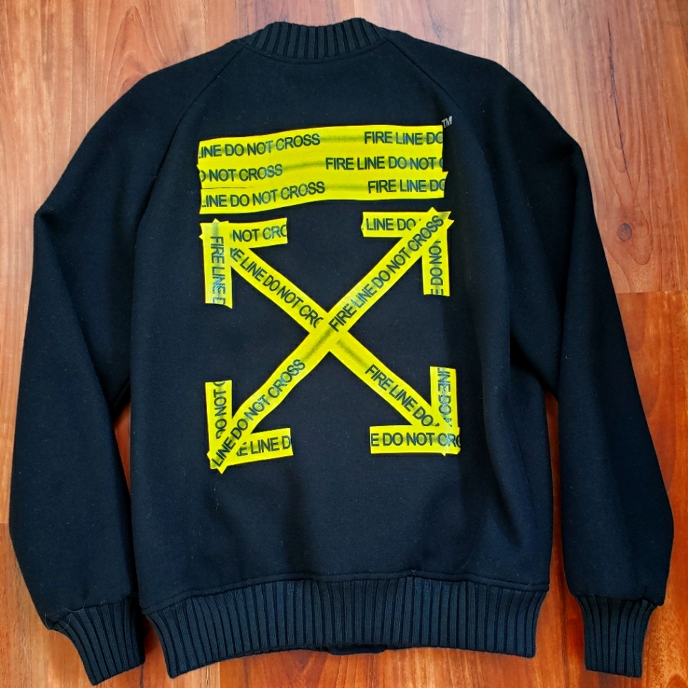 Off White bomber sweater